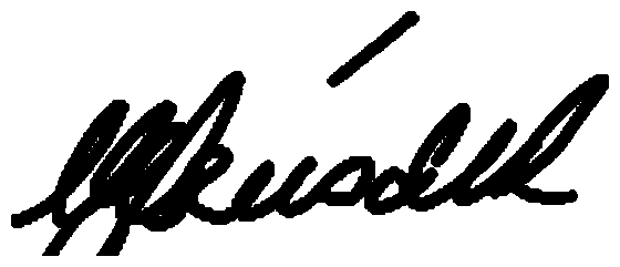 Operations Director signature